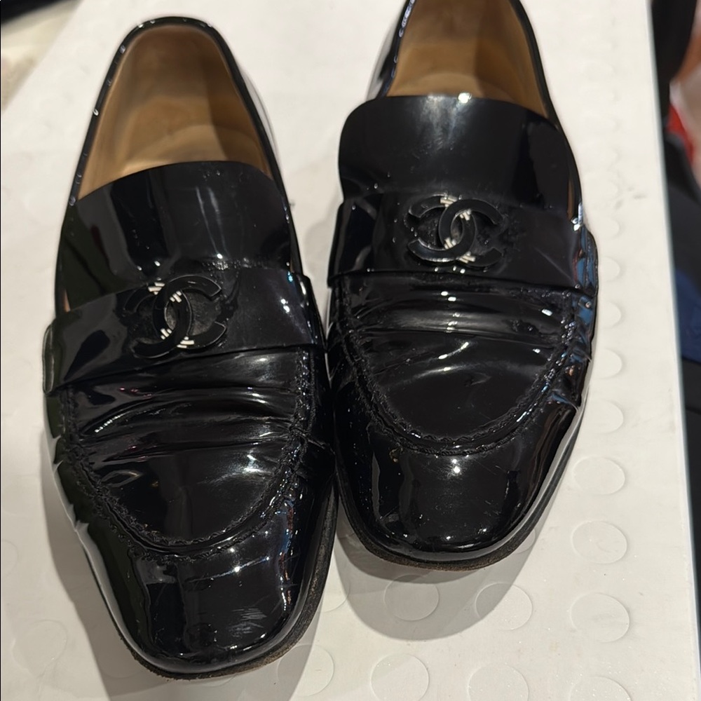 Chanel Black Loafers
